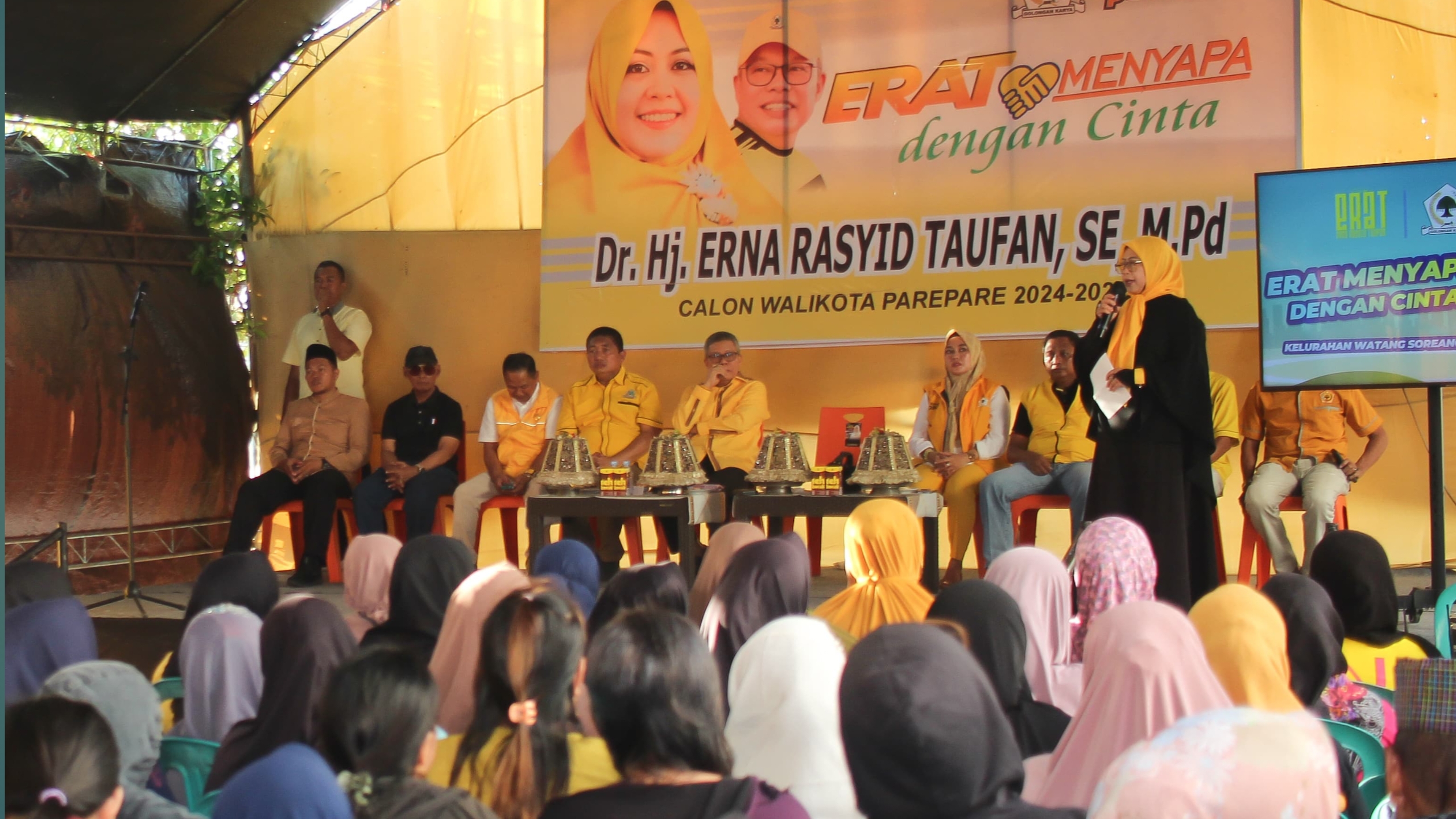 Menyapa Watang Soreang, Erna Rasyid Taufan Tegaskan Komitmen untuk Teruskan Pembangunan Parepare