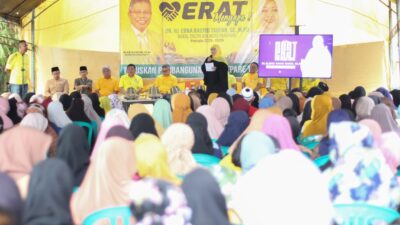 ERAT Menyapa di Lakessi: Erna Rasyid Taufan Sampaikan Komitmen Wujudkan 15 Program Gratis Andalan