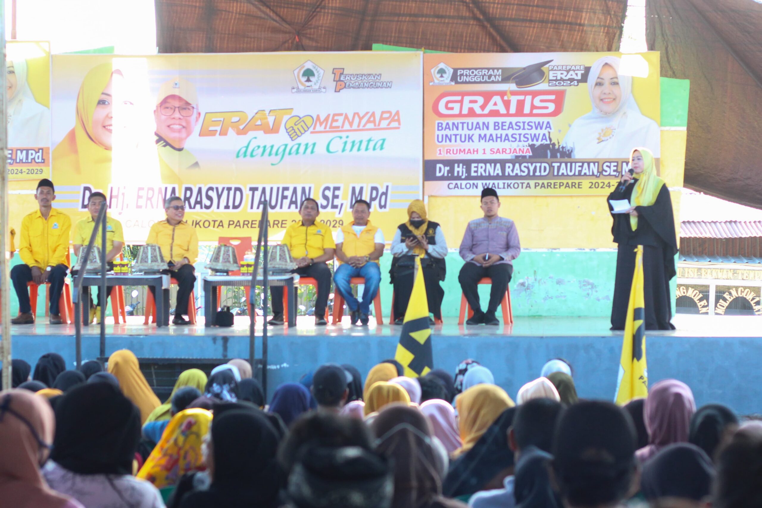 Erna Rasyid Taufan Menyapa Bacukiki: Komitmen Lanjutkan Kesuksesan Pembangunan TP