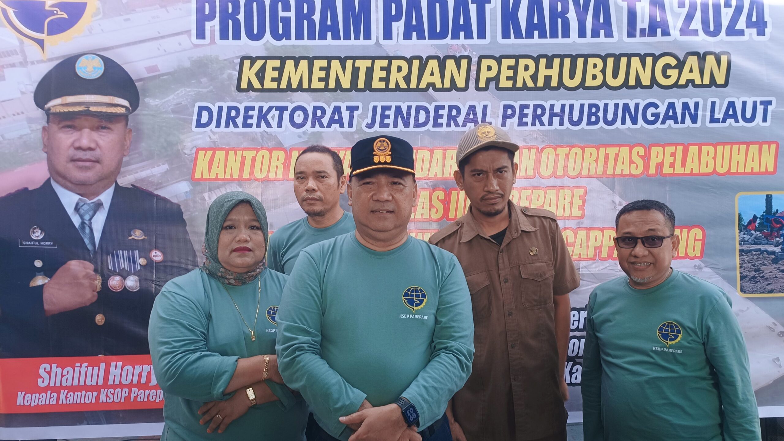 KSOP Parepare Dorong Perekonomian Masyarakat Sekitar Pelabuhan Lewat Program Padat Karya