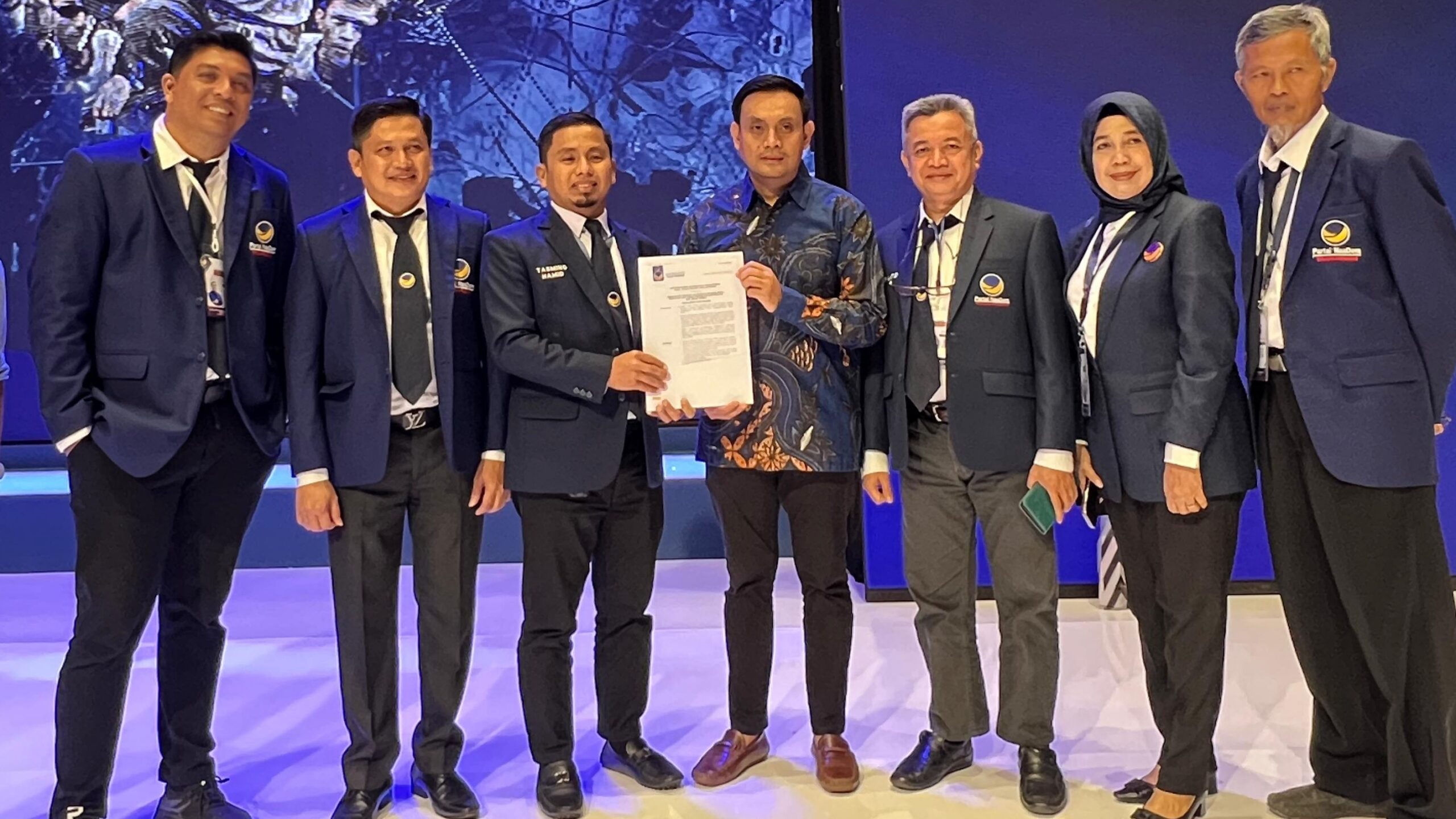 Resmi Terima Formulir B1 KWK DPP NasDem, Tasming-Hermanto Siap Bertarung di Pilkada Parepare