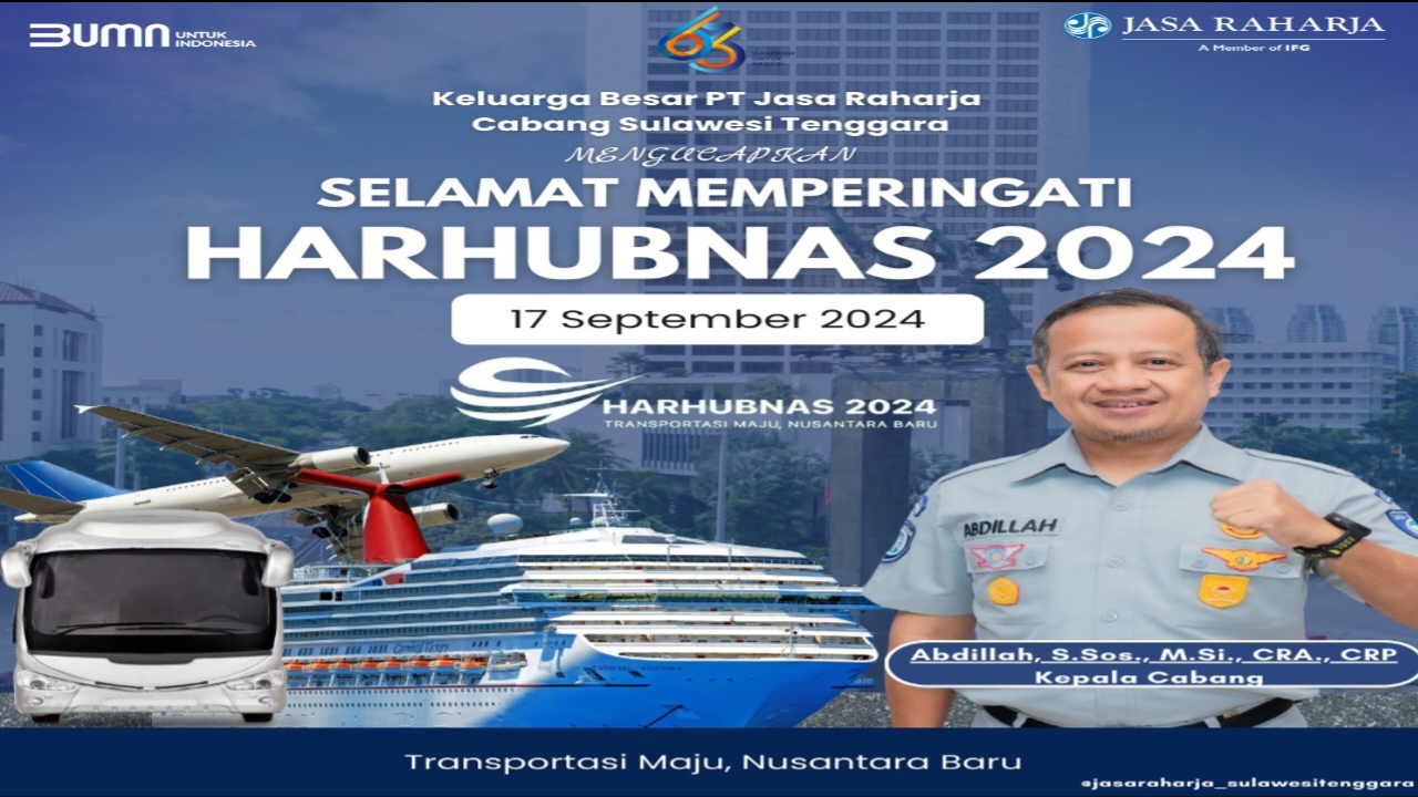 Hari Perhubungan Nasional: Jasa Raharja Sulawesi Tenggara Tegaskan Komitmen Keselamatan