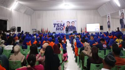 Komitmen Menangkan Paslon TSM MO, Warga Padati Posko Pemenangan Tasming Hamid-Hermanto