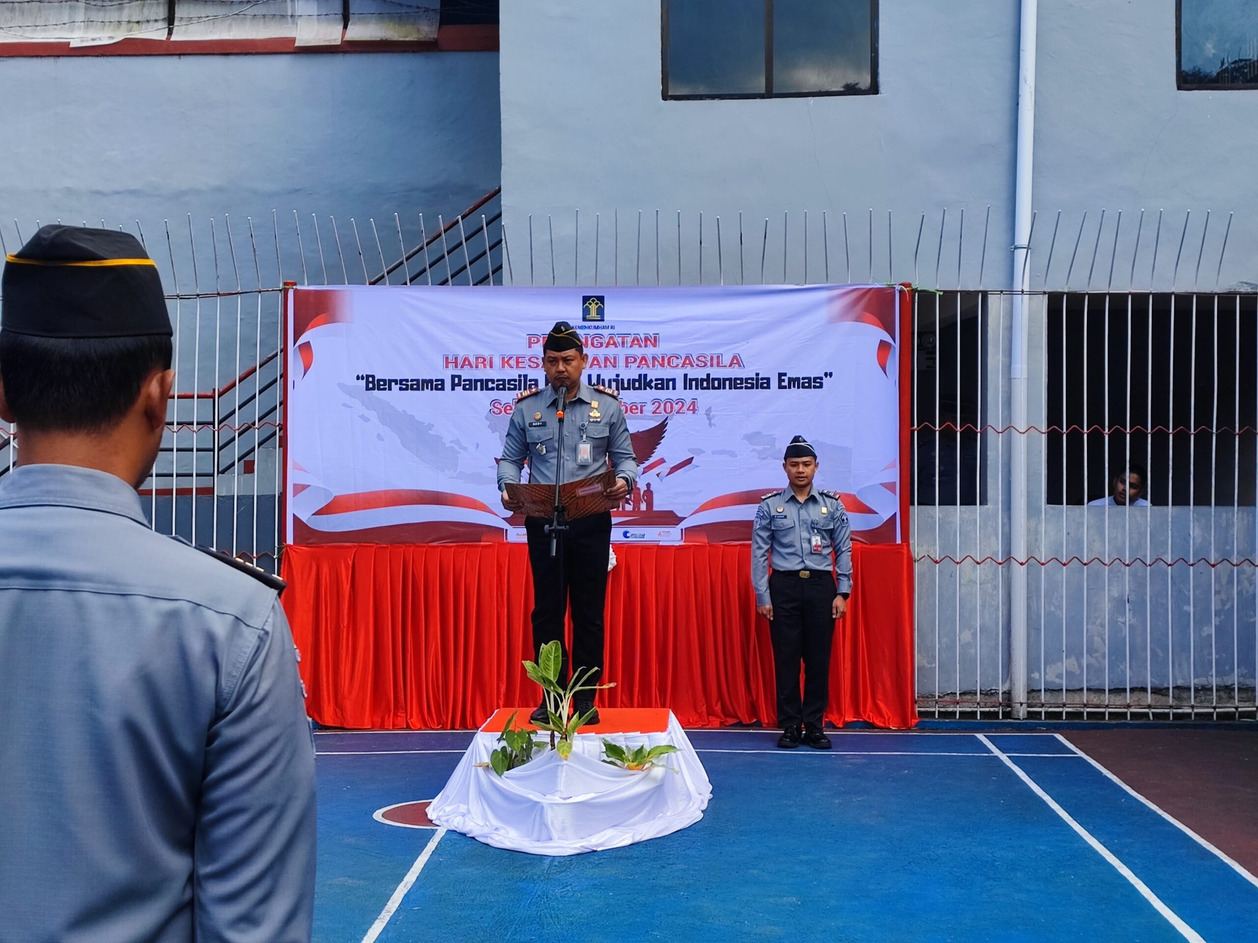 Rutan Malino Peringati Hari Kesaktian Pancasila, Dedy Sutriady: "Pancasila Benteng Persatuan"