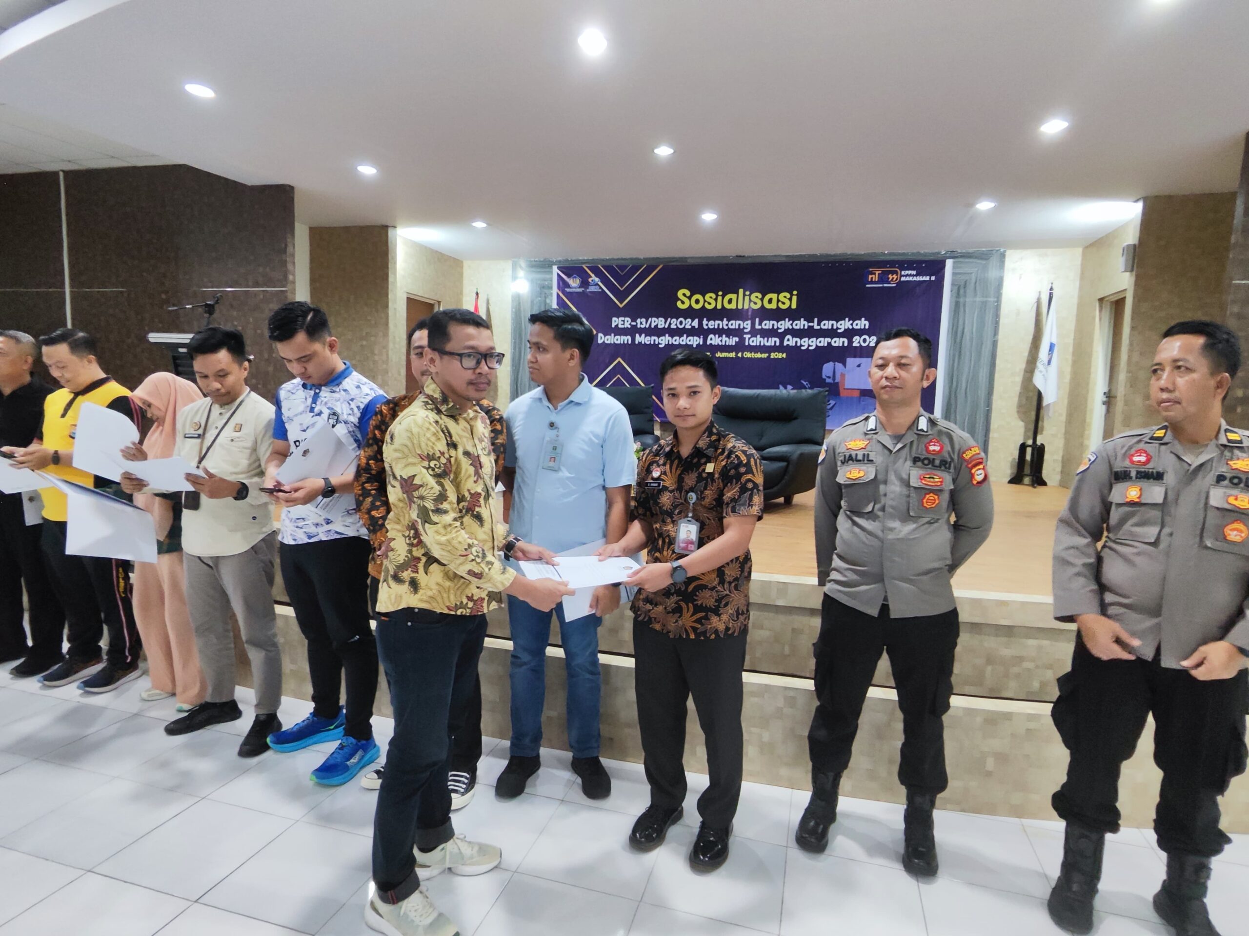 Rutan Malino Raih Penghargaan KPPN Makassar II atas Capaian IKPA 100 pada Semester I 2024