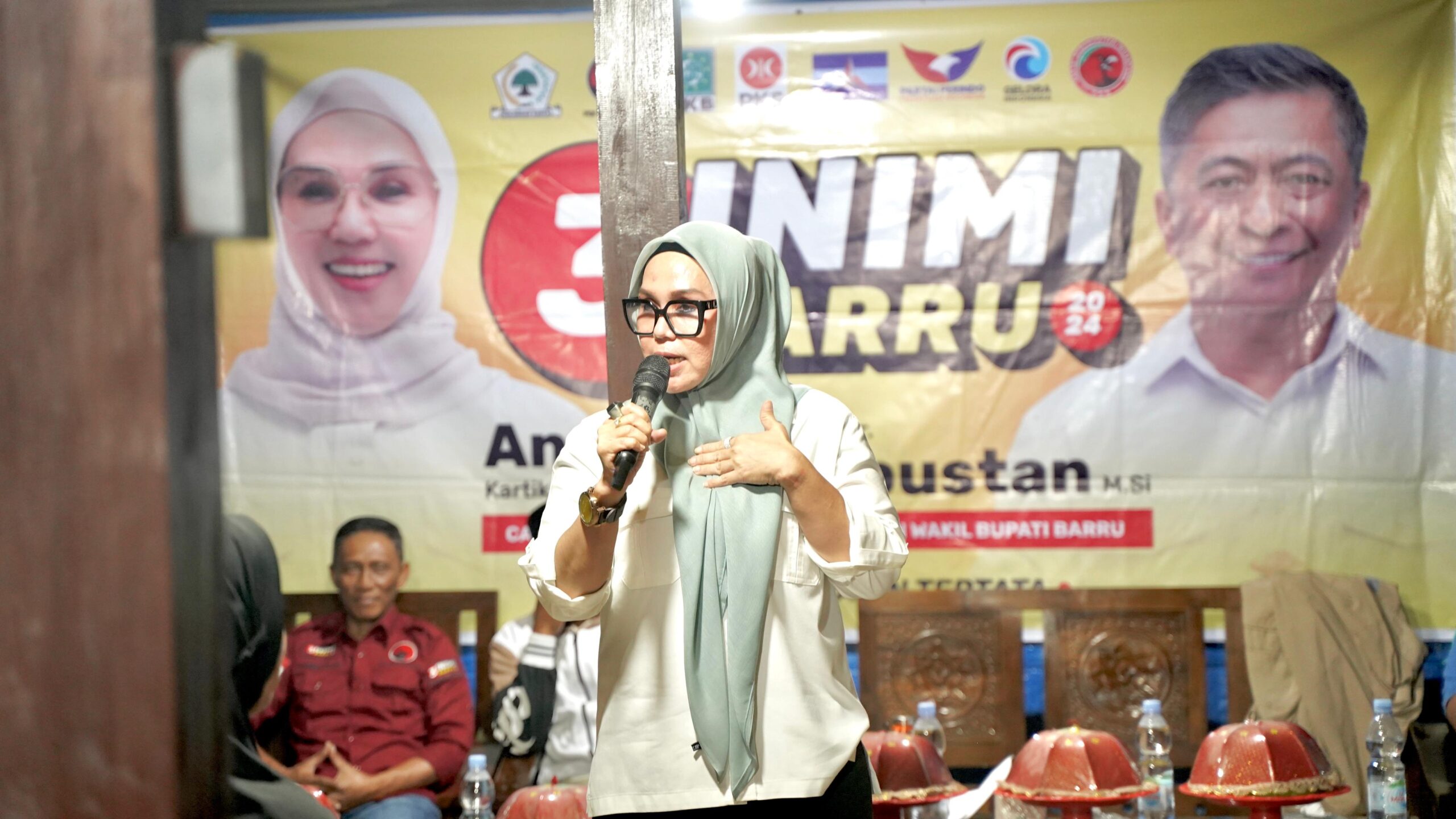 Akses Infrastruktur dan Subsidi Pendidikan Jadi Perhatian Kampanye Andi Ina di Dusun Rumpiah