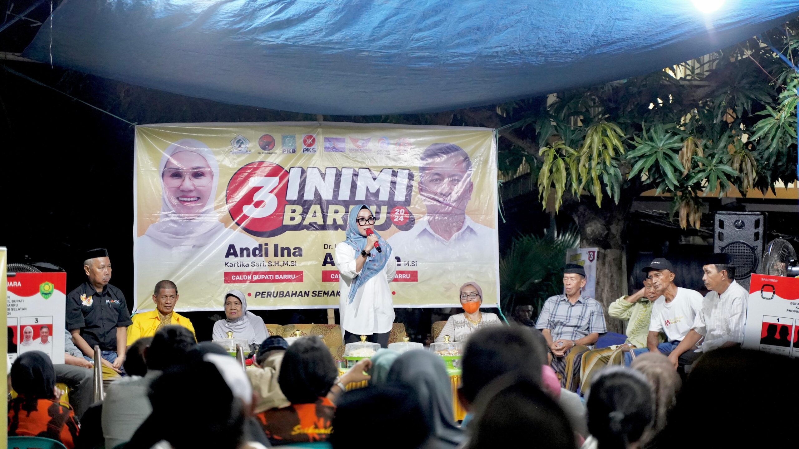 Warga Dusun Lempang Komitmen Menangkan INIMIBARRU Berkat Kejujuran dan Integritas Andi Ina Kartika Sari