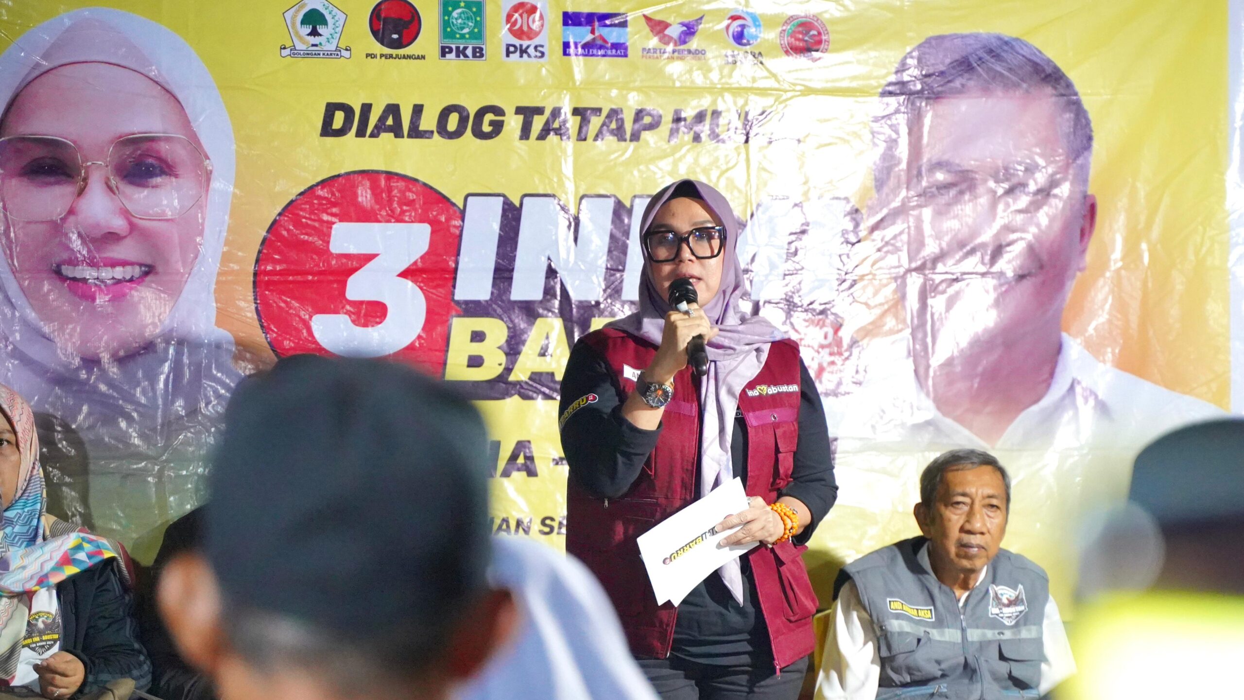 Kampanye di Gattareng, Andi Ina-Abustan Jamin Perubahan Berkelanjutan di Barru