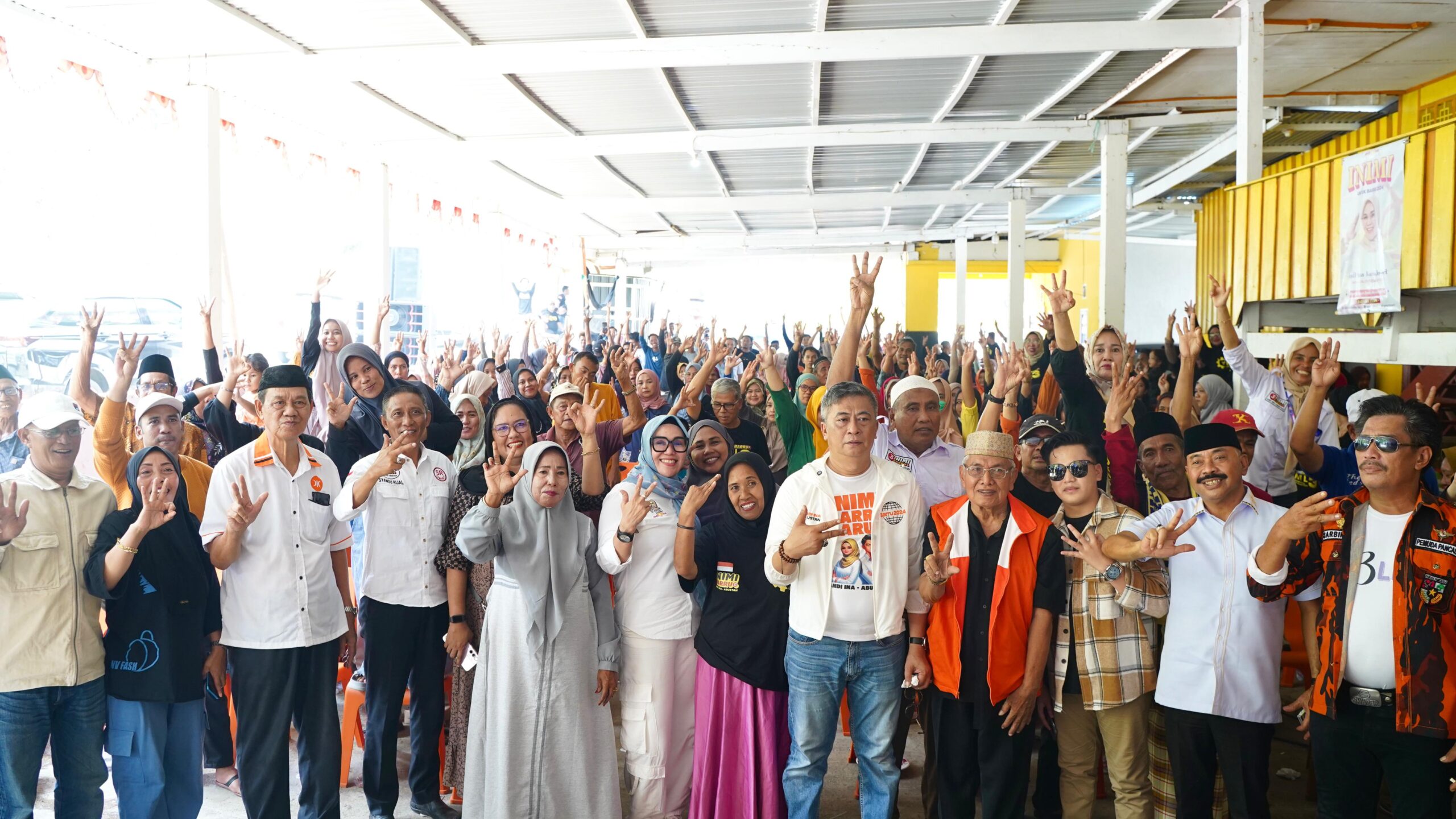 Dukung Perubahan Barru, Andi Ina dan Abustan Tekankan Komitmen untuk Pendidikan Berkualitas dan Ekonomi Lokal