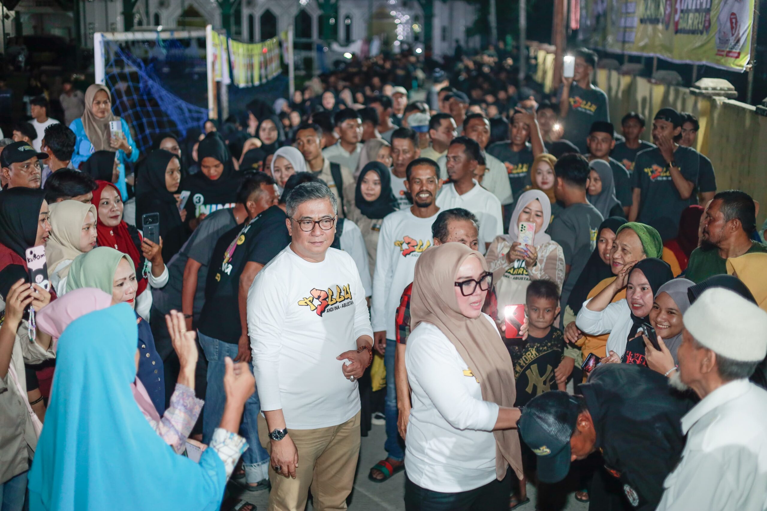 Ribuan Milenial dan Gen Z Mallusetasi Bersatu Dukung Andi Ina-Abustan Pimpin Barru