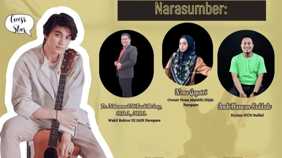 LPM REDLINE IAIN Parepare Gelar Creative Talk & Romantic Musical Showcase