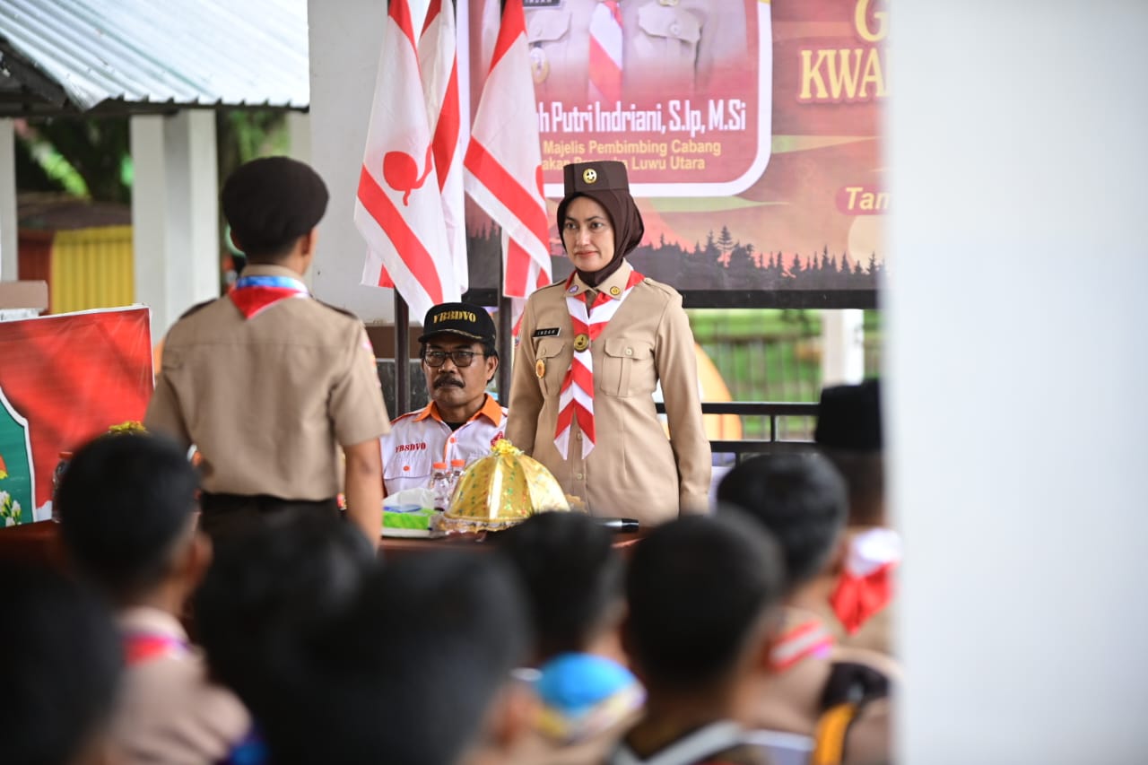 Pembukaan Jambore Jota dan Joti di Taman Siswa Masamba.(ist)