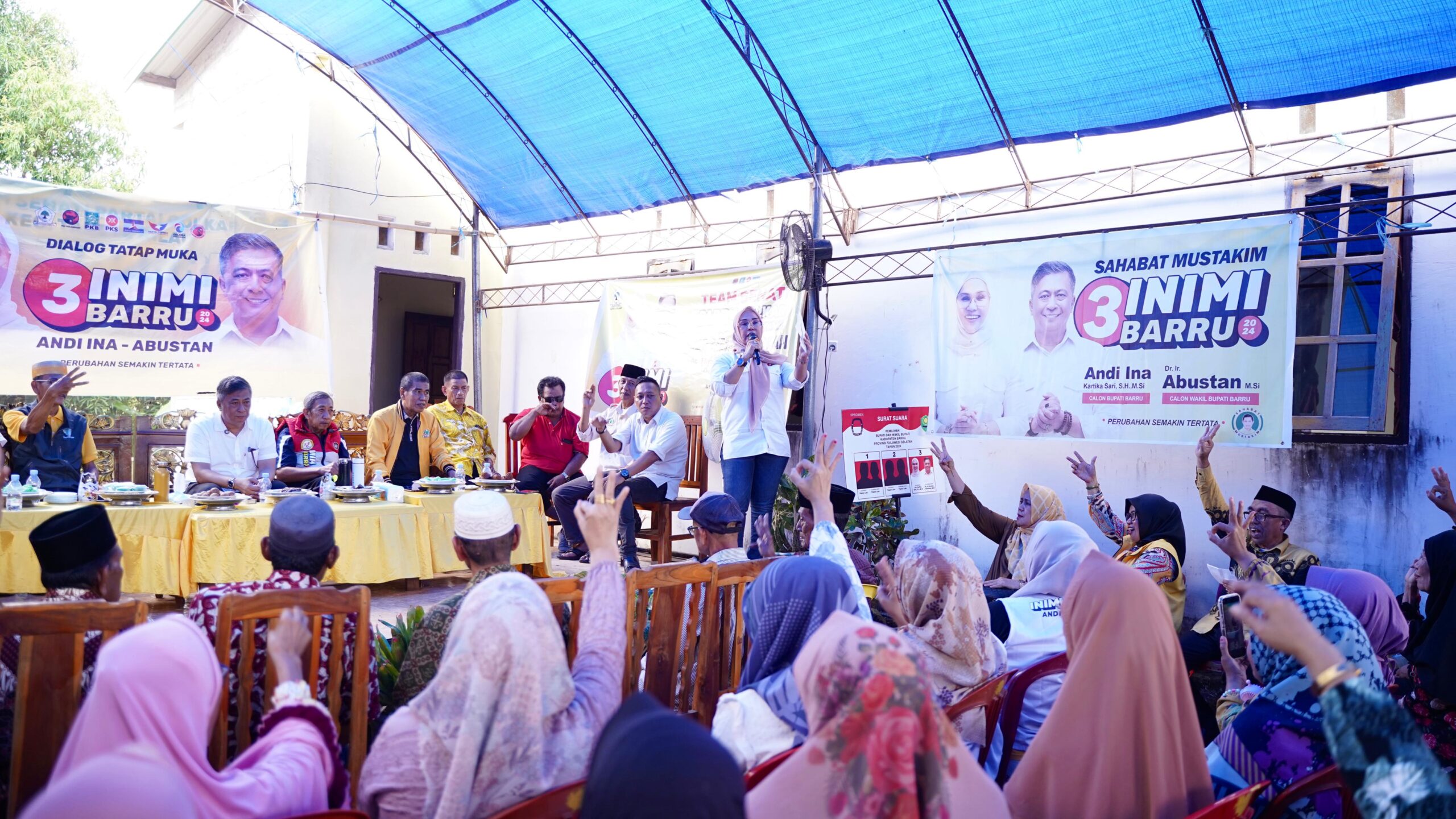 Ketua KKDB Papua Haji Karim, Tokoh Masyarakat Hingga Pengusaha Nyatakan Dukungan untuk Andi Ina-Abustan