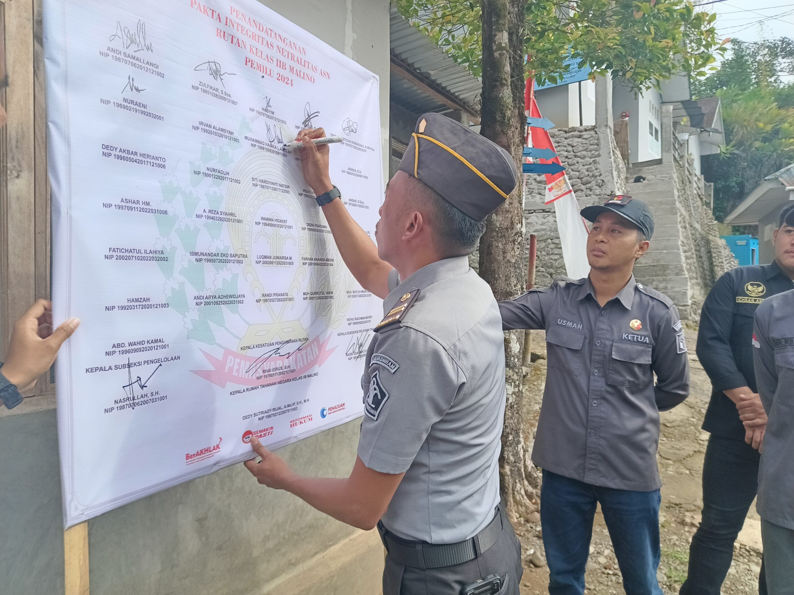 Komitmen Netralitas ASN Rutan Malino di Pilkada 2024