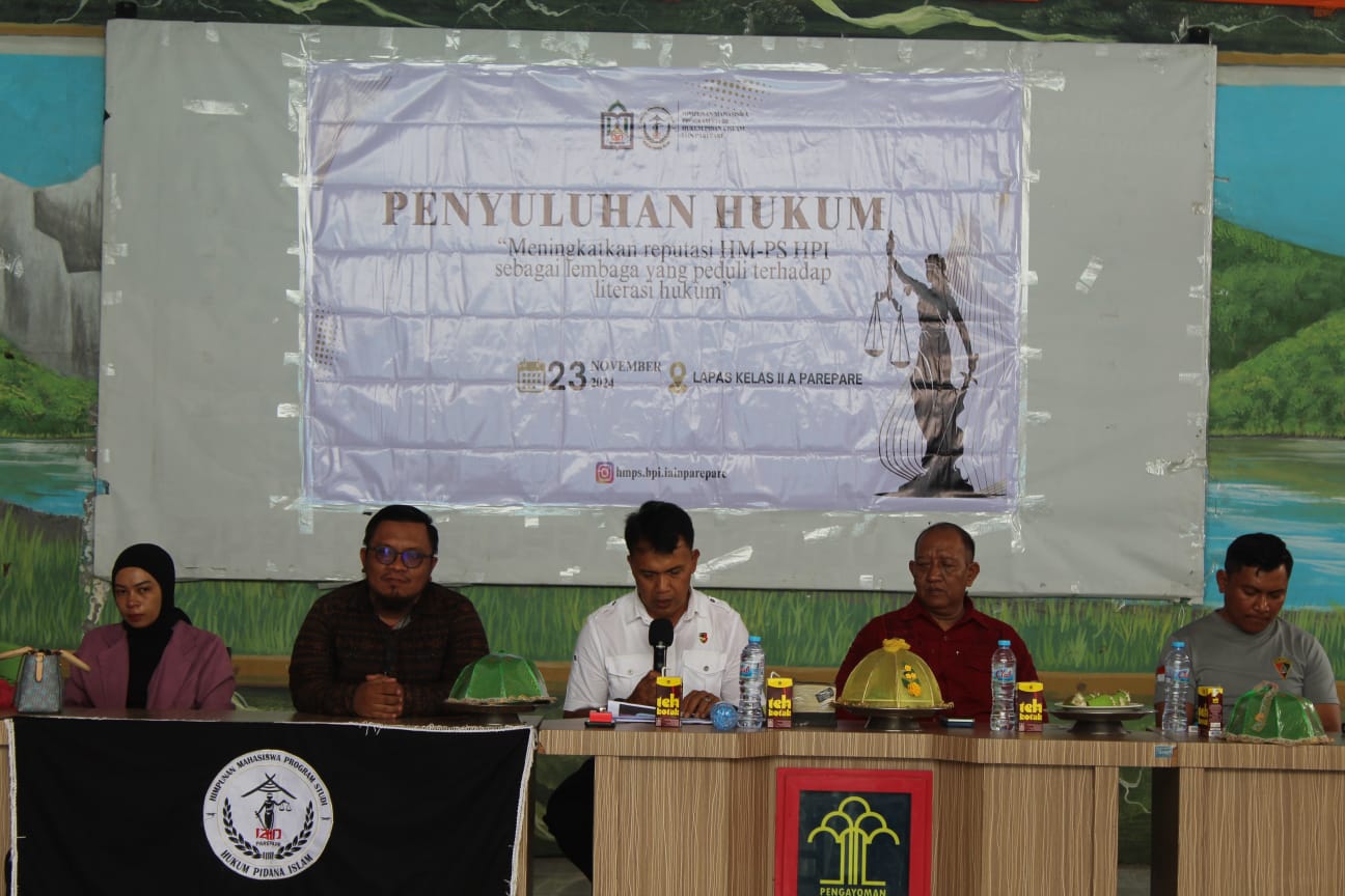Lapas IIA Parepare Berikan Penyuluhan Hukum Gratis bagi Warga Binaan