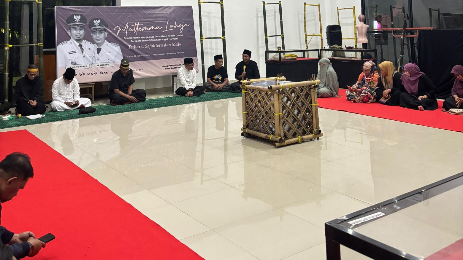 Mattemmu Lahoja, Tradisi Doa Bersama Sambut Wali Kota dan Wakil Wali Kota Parepare