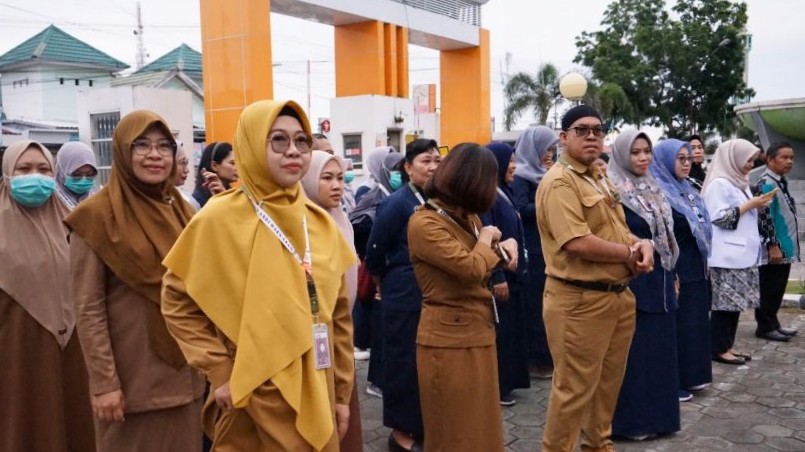 RSUD Andi Makkasau Apresiasi Pegawai Teladan dan ASN Purna Tugas
