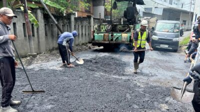 Tindak Lanjuti Keluhan Warga, Pemkot Parepare Perbaiki Jalan Jompie