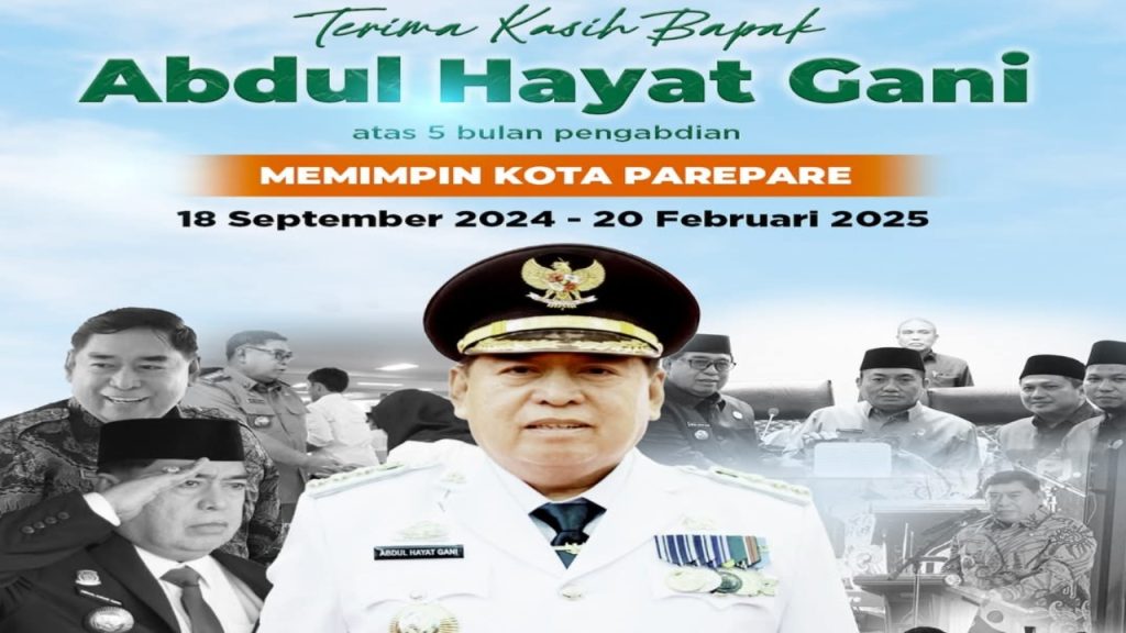 Pemkot Parepare Apresiasi Kontribusi Abdul Hayat Gani, Estafet Kepemimpinan Diserahkan ke Tasming-Hermanto