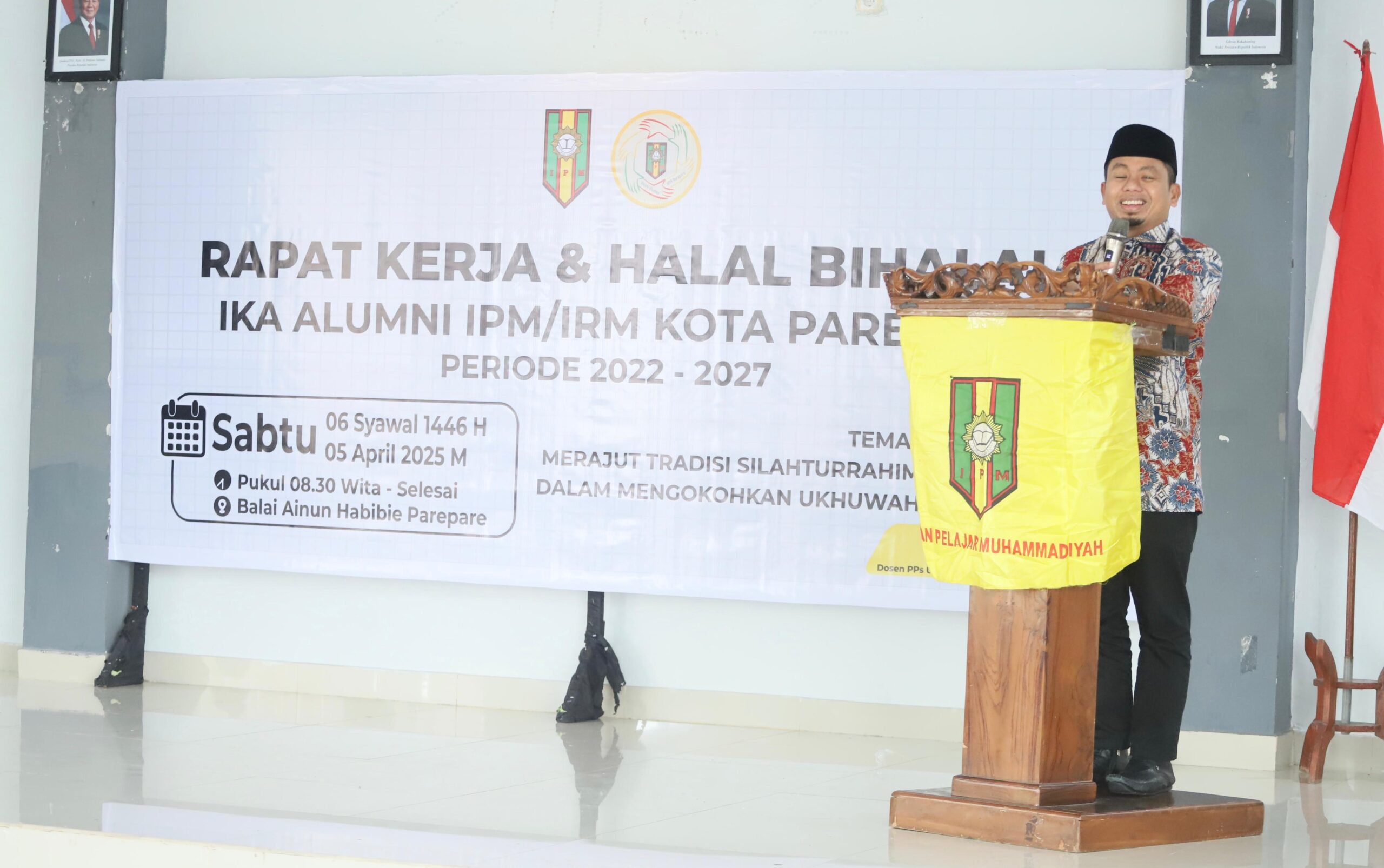 Hadiri Raker dan Halal Bi Halal IKA IPM/IRM, Wali Kota Parepare Tasming Hamid Harap Lahirkan Gagasan untuk Kemajuan Kota