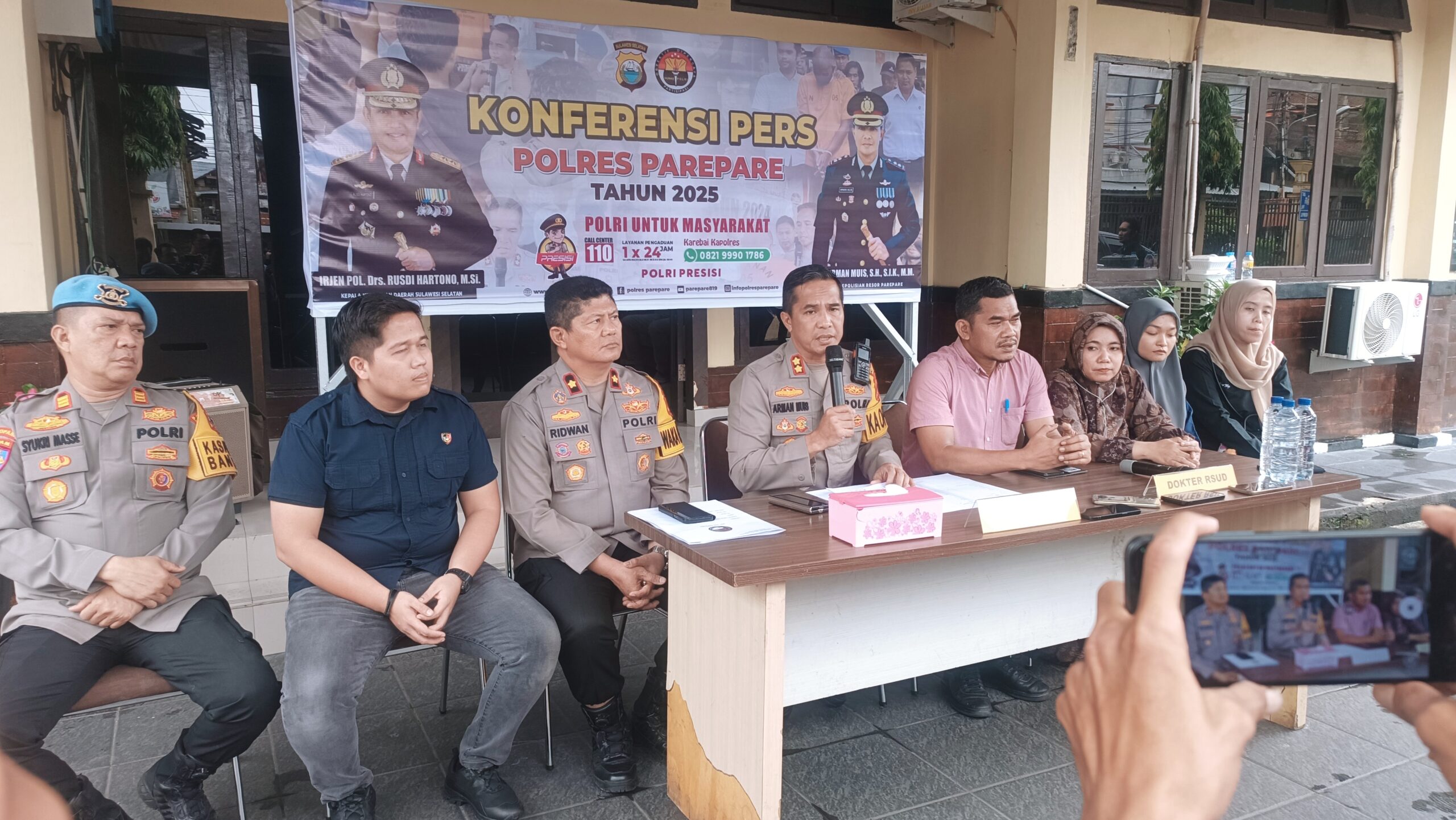 Soal Kematian Tahanan Narkoba, Polres Parepare Tegaskan Proses Penanganan Sesuai Prosedur