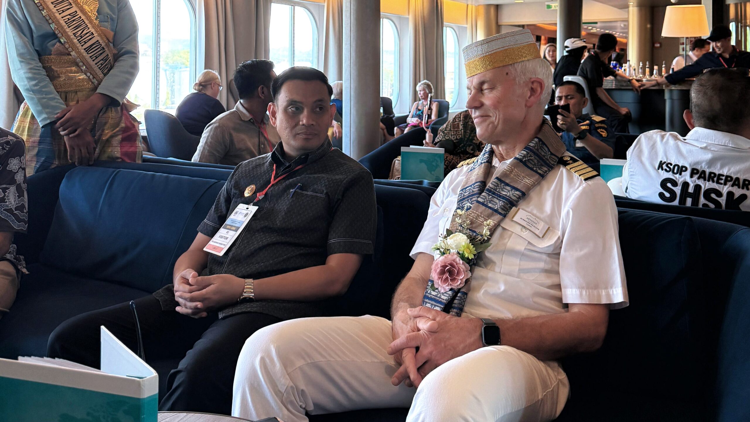 Pemkot Parepare Sambut Kapal Pesiar MS Artania, Promosikan Wisata dan UMKM Lokal