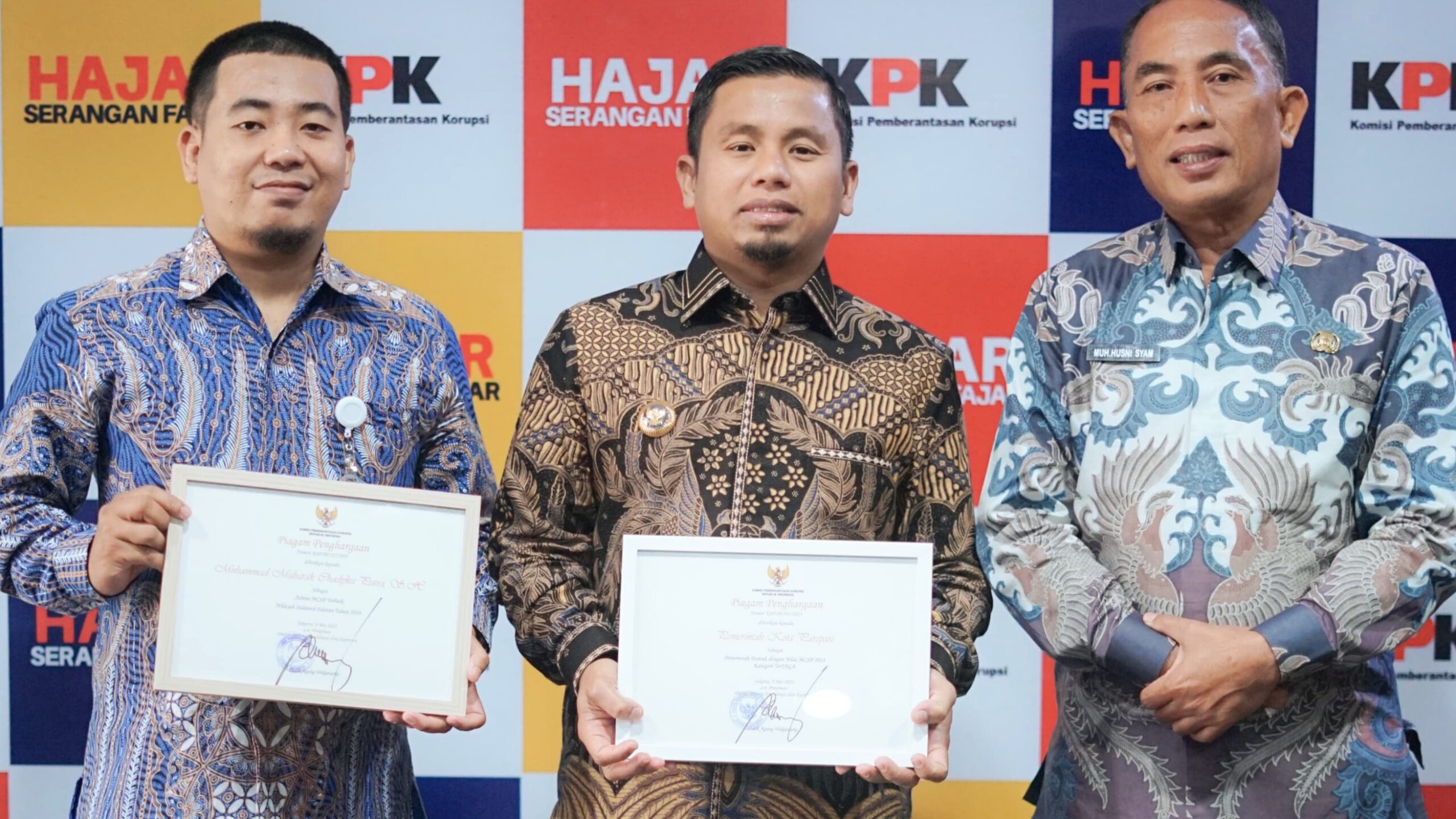 Parepare Raih Predikat “Terjaga” dalam MCSP 2024, Komitmen Tata Kelola Pemerintahan Bebas Korupsi