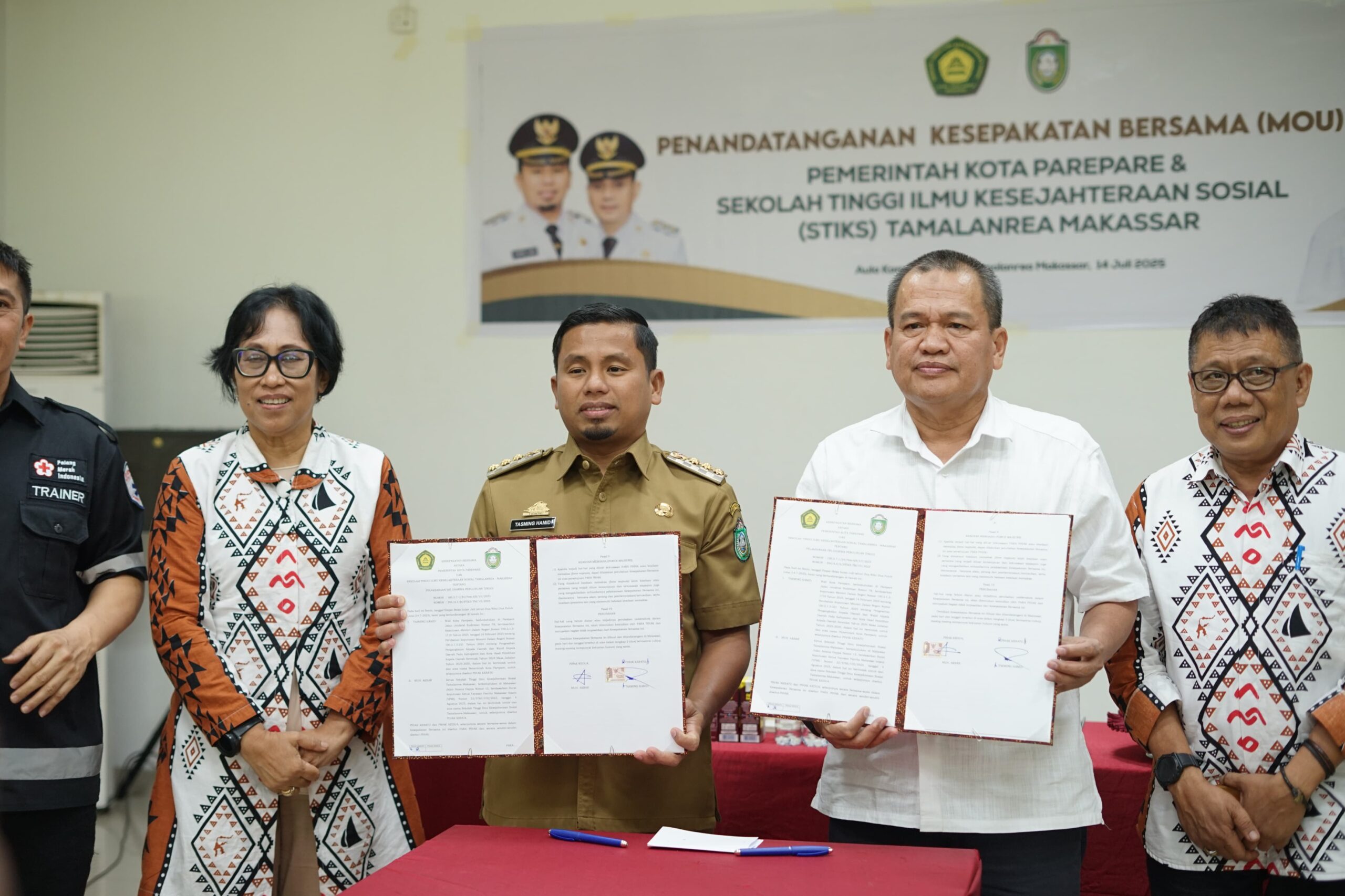 Wali Kota Parepare Teken MoU dengan STIKS Makassar, Dorong Kolaborasi Bangun Dunia Pendidikan