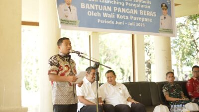 Pemkot Parepare Salurkan 142 Ton Bantun Beras untuk 7.137 Warga, Tasming Hamid Pastikan Tepat Sasaran