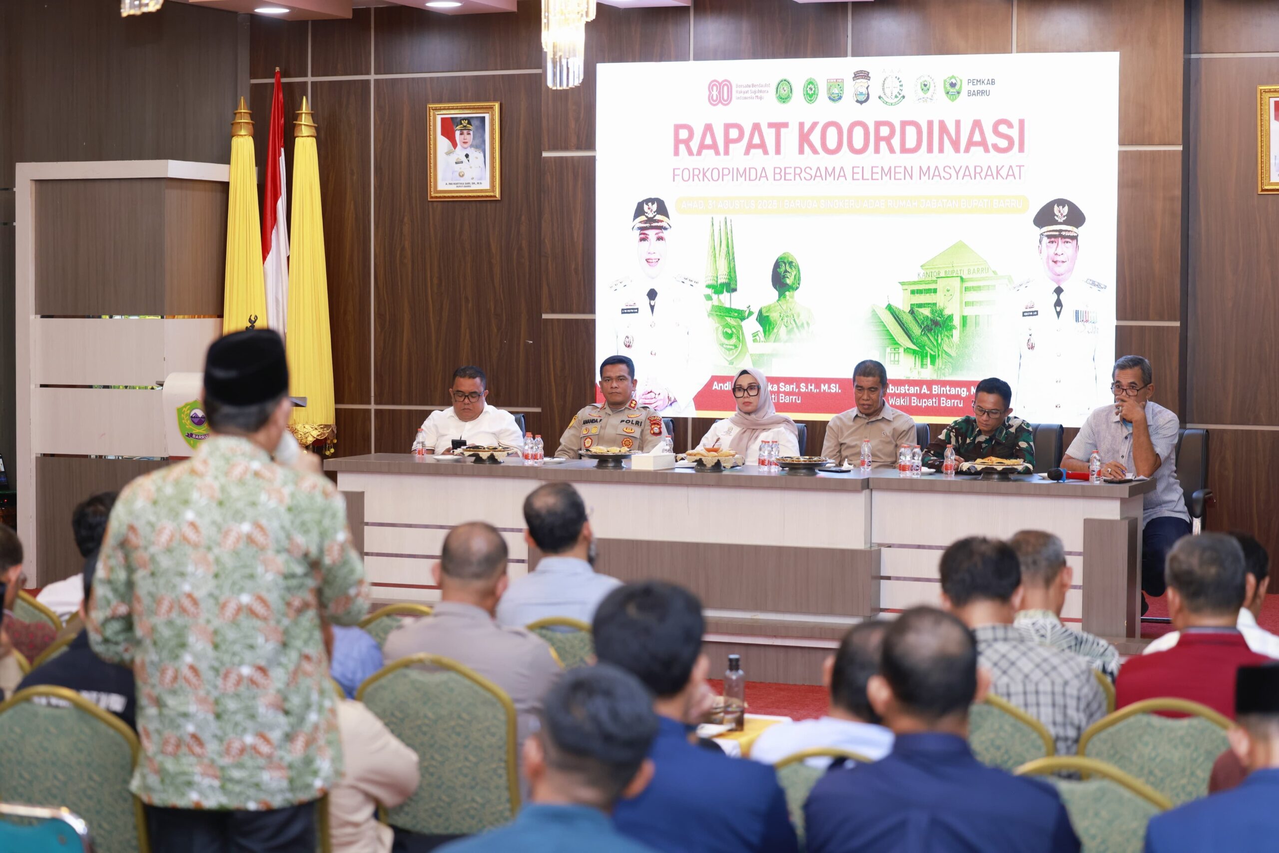 Pemkab Barru dan Forkopimda Tegaskan Komitmen Jaga Stabilitas Daerah