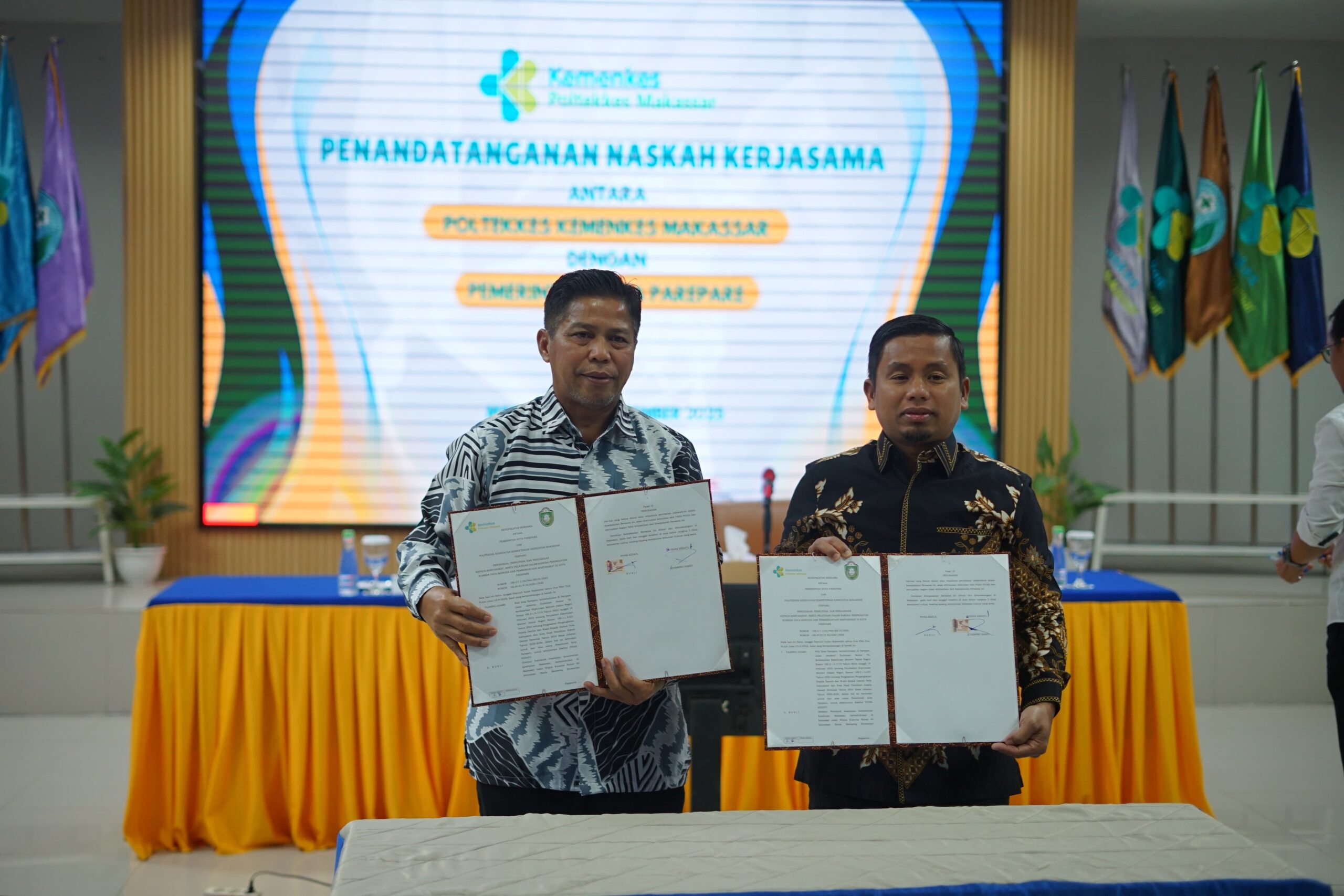 Pemkot Parepare dan Poltekkes Kemenkes Makassar Teken MoU, Perkuat Bidang Pendidikan dan Kesehatan