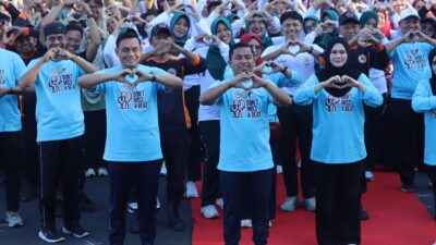 Tasming Hamid Ajak Warga Parepare Jaga Kesehatan Lewat Senam Sehat Hari Jantung Sedunia