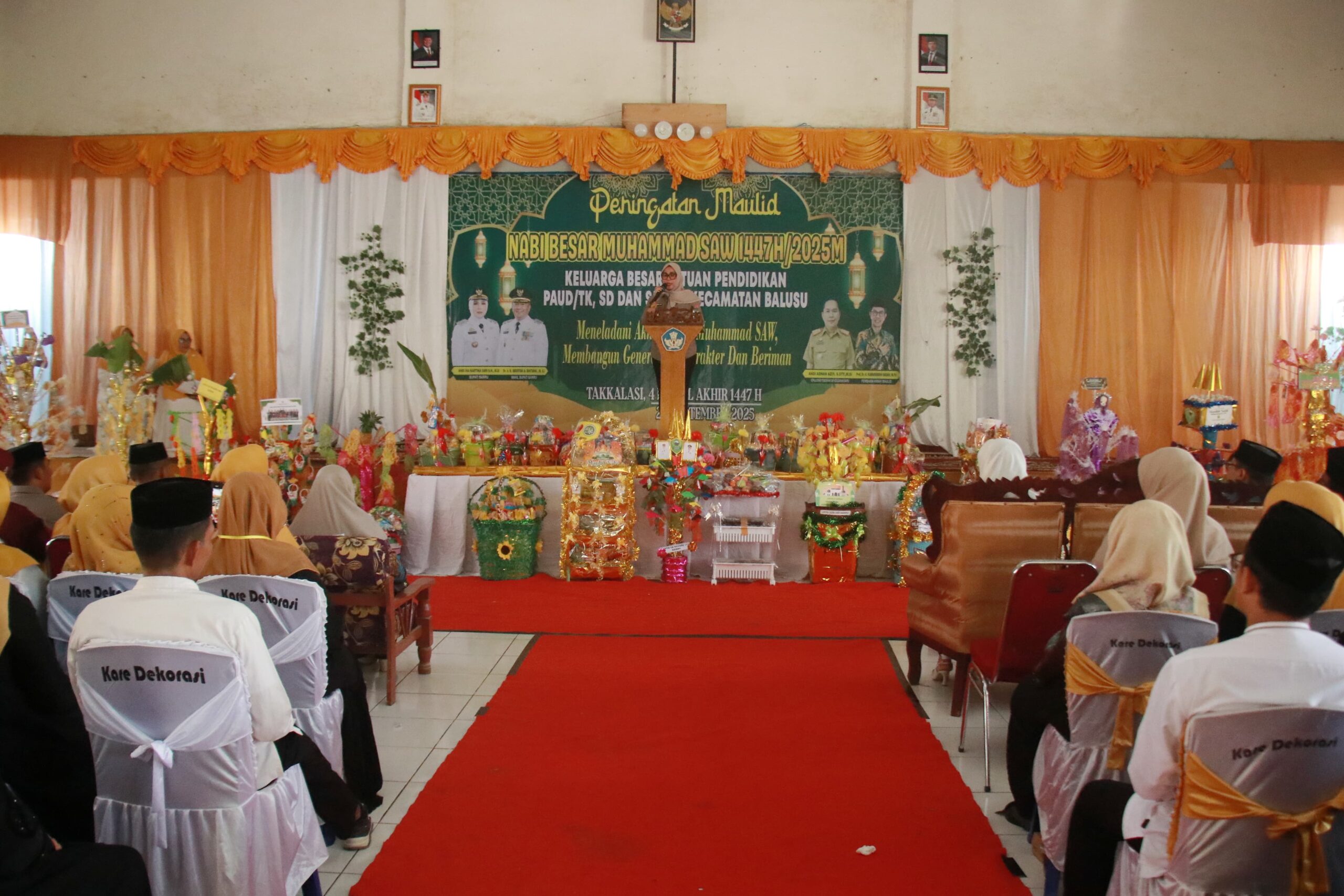 Peringatan Maulid Nabi di Balusu, Bupati Barru Andi Ina Kartika Sari Tekankan Pentingnya Ukhuwah dan Keteladanan Rasulullah