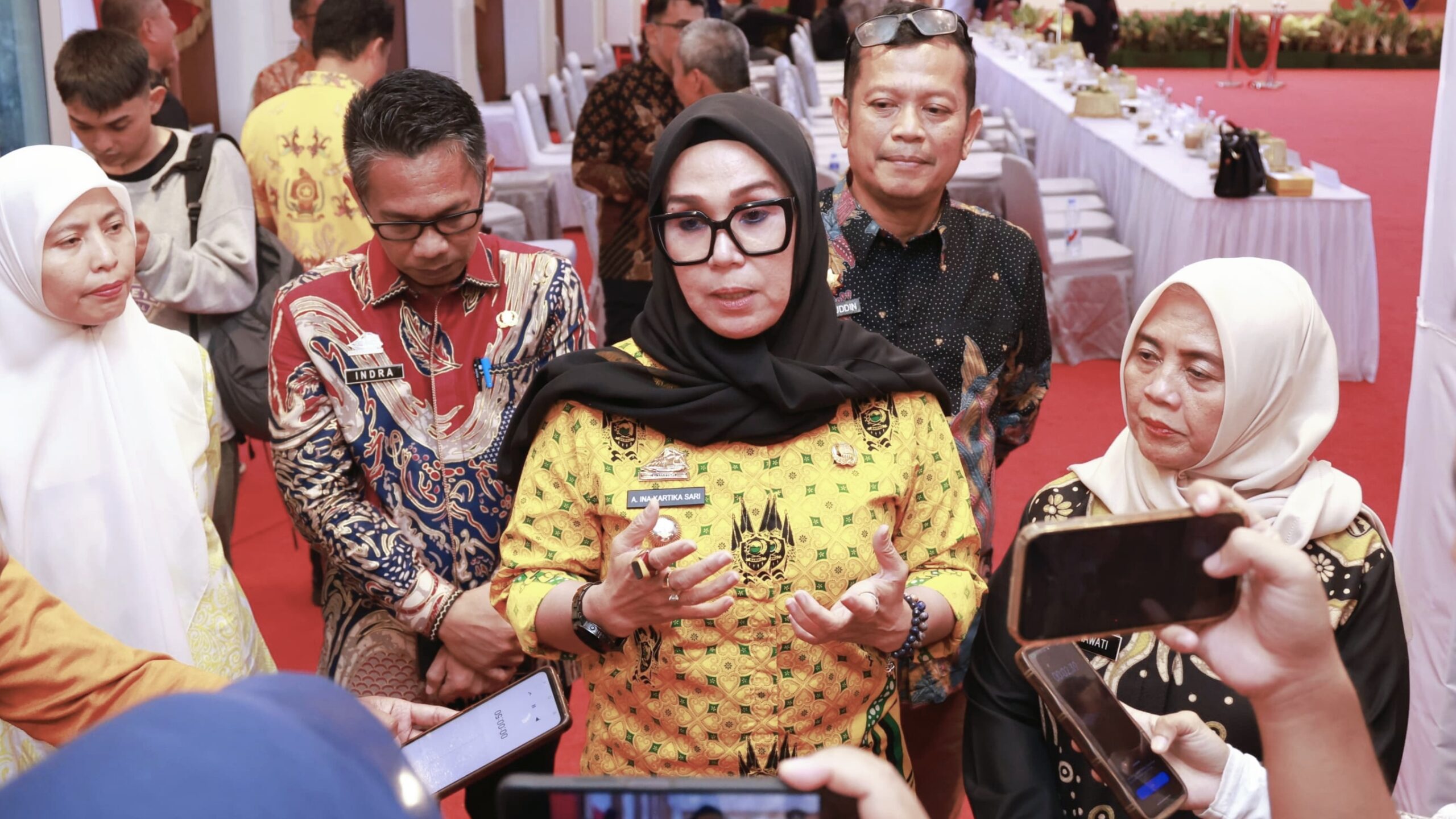 Bupati Barru Andi Ina Kartika Sari Komitmen Perkuat Sinergi dan Siskamling Sesuai Arahan Mendagri