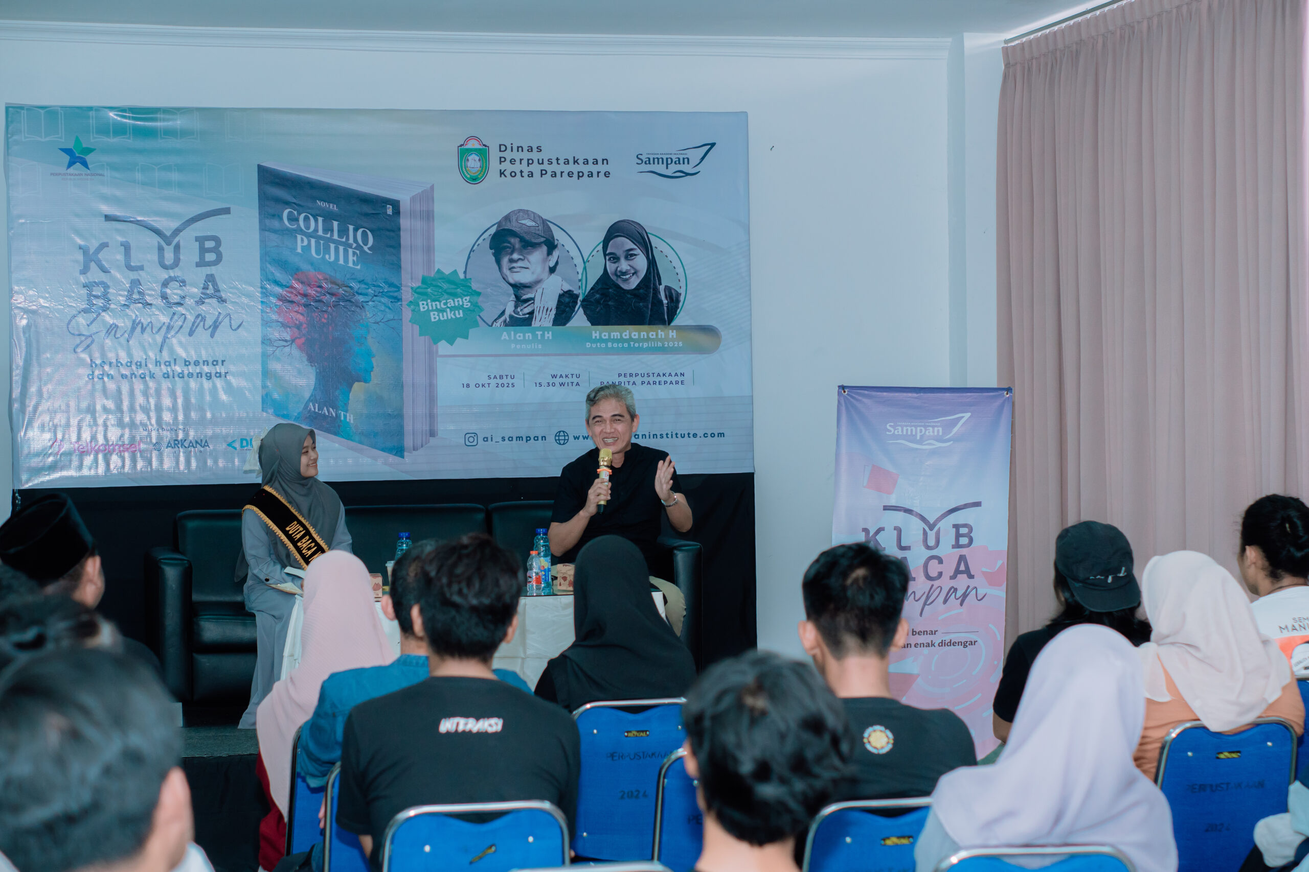 Alan TH Hidupkan Kembali Sosok Colliq Pujie Lewat Bincang Buku di Parepare