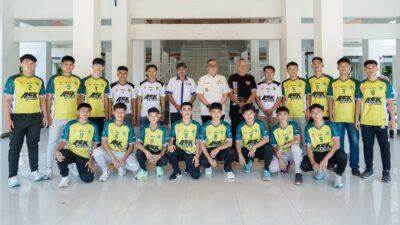 Wabup Abustan Lepas Kontingen Futsal Barru Berlaga di Pra Porprov, Beri Pesan Semangat dan Sportivitas