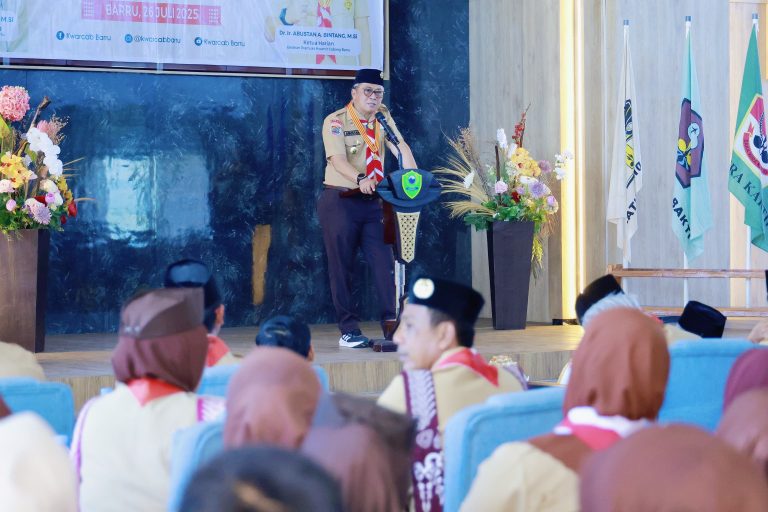 Wakil Bupati Barru, Abustan Terpilih Secara Aklamasi Nakhodai Gerakan Pramuka Kwarcab Barru
