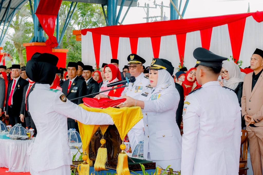 Bupati Barru Andi Ina Kartika Sari Bertindak Sebagai Irup Peringatan HUT ke-80 Kemerdekaan RI
