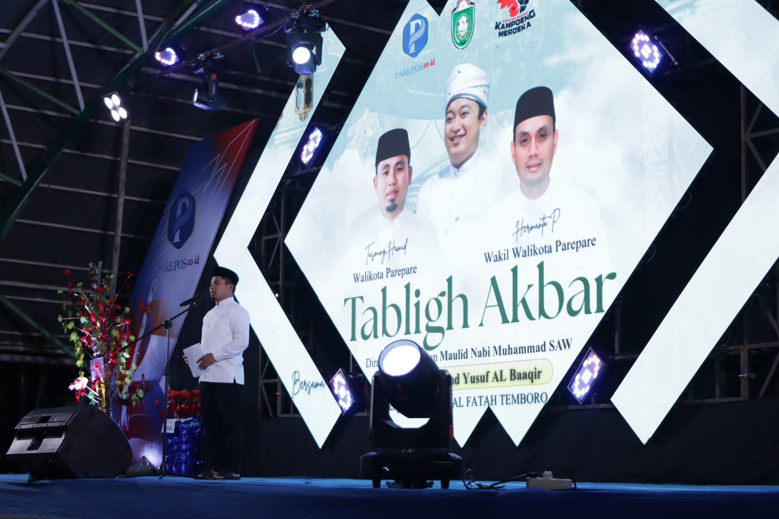 Wali Kota Tasming Hamid Syukuri Kehadiran KH. Yusuf Al-Baaqir di Tabligh Akbar Parepare